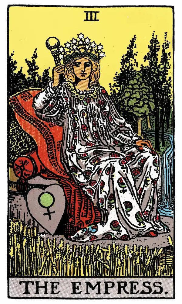 The Empress tarot card — Rider-Waite-Smith deck